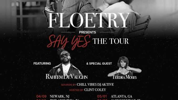 Floetry Sets 2026 Tour